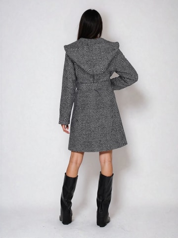 Steve Madden Übergangsmantel in Schwarz/ Grau