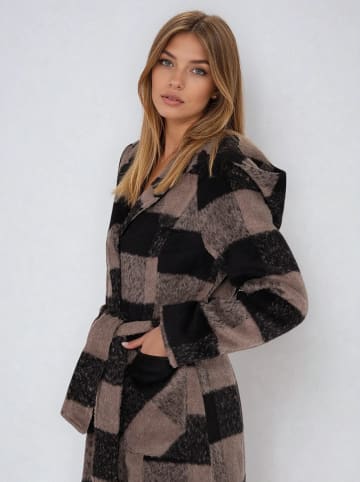 Steve Madden Płaszcz przejściowy w kolorze czarno-szarobrązowym