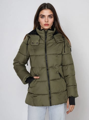 Steve Madden Winterjacke in Dunkelgrün