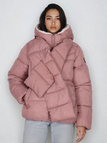 Steve Madden Kurtka zimowa w kolorze szaroróżowym