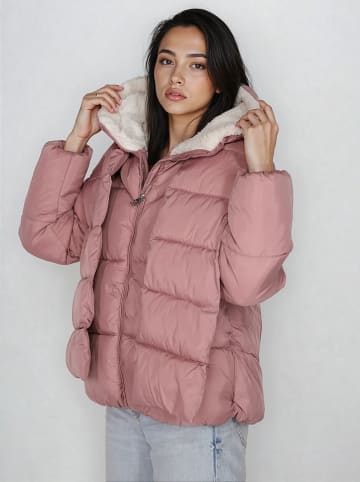 Steve Madden Kurtka zimowa w kolorze szaroróżowym