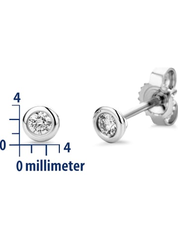 Revoni Weißgold-Ohrstecker mit Diamanten