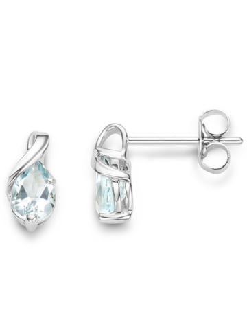 Diamant Exquis Weißgold-Ohrstecker mit Edelsteinen