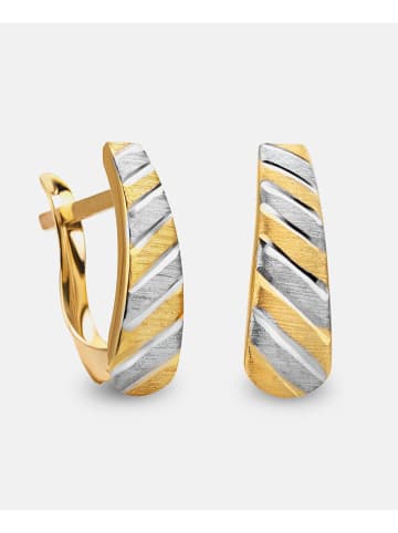 Revoni Gold/ Weißgold-Ohrringe