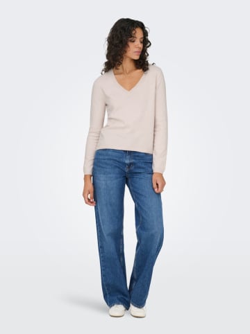 ONLY Sweter w kolorze beżowym