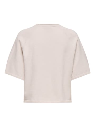 ONLY Carmakoma Sweter w kolorze kremowym