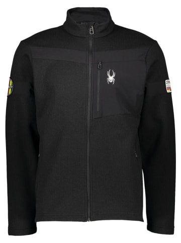 SPYDER Kurtka polarowa "Wengen" w kolorze czarnym