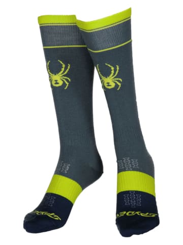 SPYDER Skarpety narciarskie "Pro Liner" w kolorze turkusowym