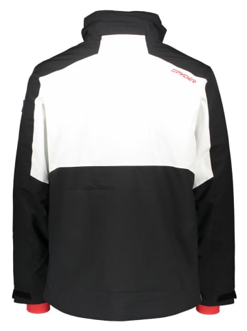 SPYDER Kurtka narciarska "Rival" w kolorze czarno-białym