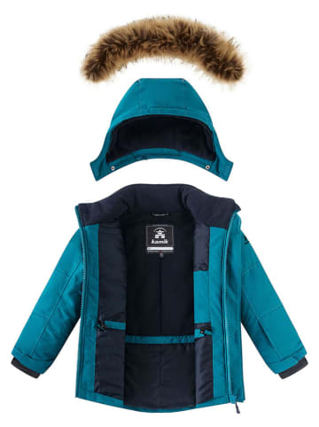 Kamik Parka "Enzo" w kolorze niebieskim