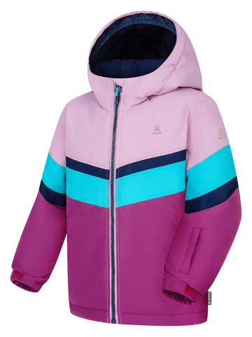 Kamik Kurtka narciarska "Akira" w kolorze fioletowo-jasnoróżowo-błękitnym
