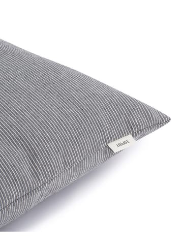 ESPRIT Poszewka "Needlestripe" w kolorze ciemnoszarym na poduszkę