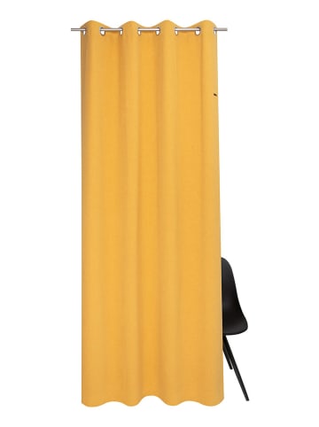 ESPRIT Gordijn met oogjes "Harp" mosterdgeel