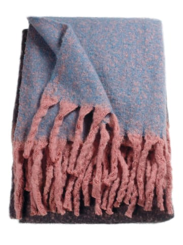 ESPRIT Plaid "Marty" blauw/lichtroze