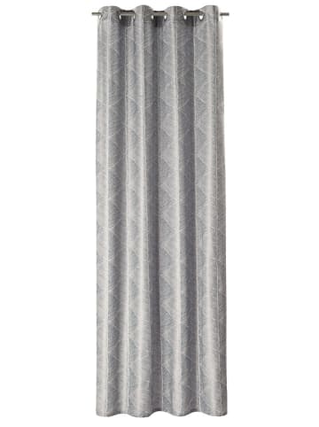 ESPRIT Gordijn met oogjes "Julien" donkerblauw/crème