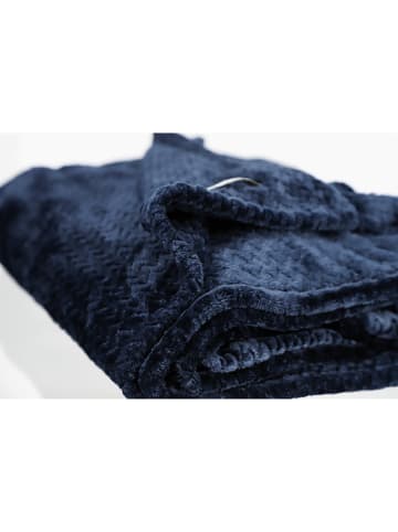 ESPRIT Plaid "Comfy" in Dunkelblau