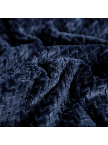 ESPRIT Plaid "Comfy" donkerblauw