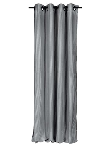 ESPRIT Gordijn met oogjes "Fun" grijs/wit