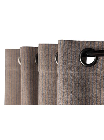 ESPRIT Gordijn met oogjes "Fun" bruin/blauw