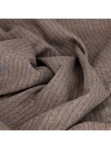 ESPRIT Ösenschal "Fun" in Braun/ Blau