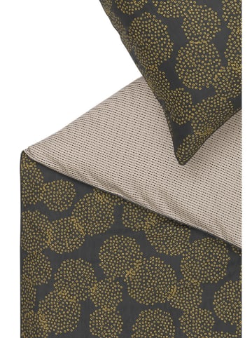 ESPRIT Satijnen beddengoedset "Dion" zwart/geel