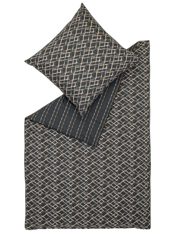 ESPRIT Komplet pościeli satynowej "Dora" w kolorze czarnym