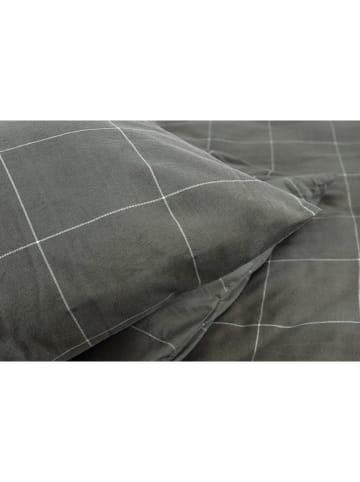 ESPRIT Flanellen beddengoedsets "Check" grijs