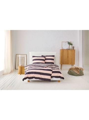 ESPRIT Renforcé beddengoedset "Fun" zwart/bruin