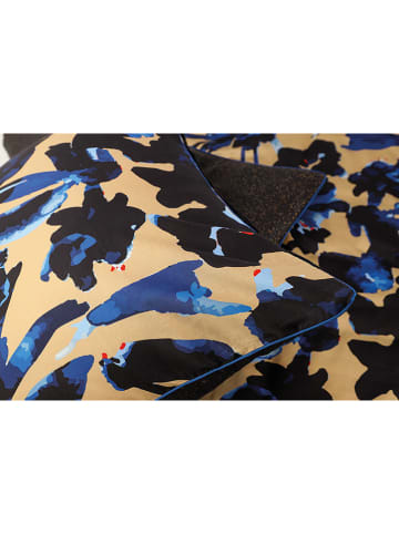 ESPRIT Satin-Bettwäsche-Set "Pia" in Beige/ Blau