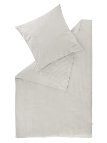 ESPRIT Komplet pościeli flanelowej "Herringbone" w kolorze jasnoszarym