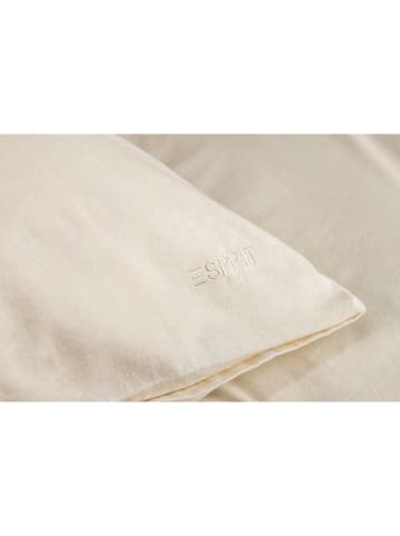 ESPRIT Flanell-Bettwäsche-Set "Scatter" in Creme