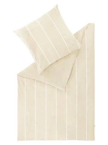 ESPRIT Flanell-Bettwäsche-Set "Harp" in Creme
