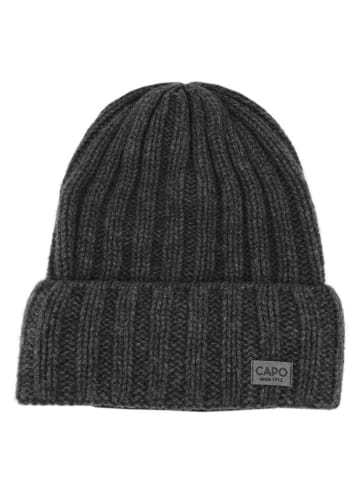 Capo Czapka dzianinowa w kolorze szarym