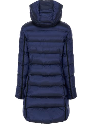 TicketWOMAN Płaszcz pikowany "Comada" w kolorze granatowym