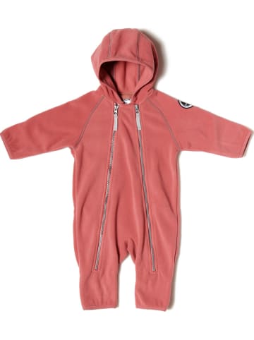 HULABALU Kombinezon polarowy w kolorze jasnoróżowym