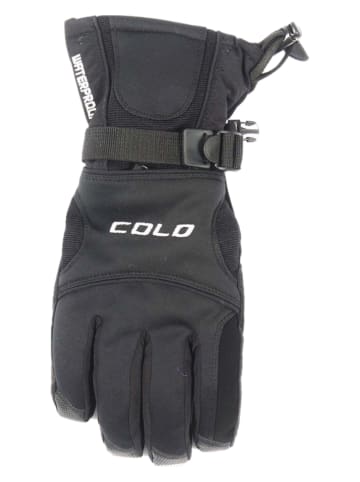 COLD Rękawiczki narciarskie "Ischgl" w kolorze czarnym