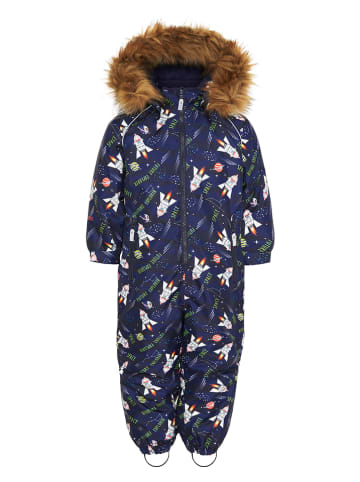 HULABALU Kombinezon zimowy "Printed" w kolorze granatowym