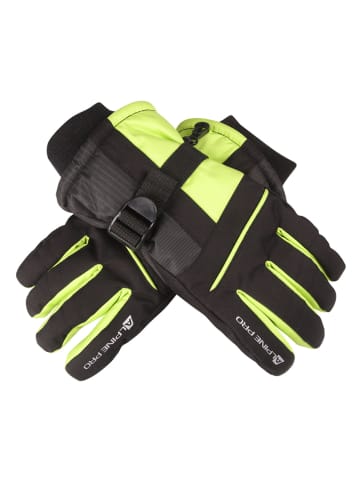 Alpine Pro Ski-/ Snowboardfingerhandschuhe "Lordo 2" in Schwarz/ Limette