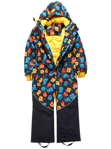 Alpine Pro Schneeanzug "Kiremo" in Dunkelblau/ Orange/ Blau