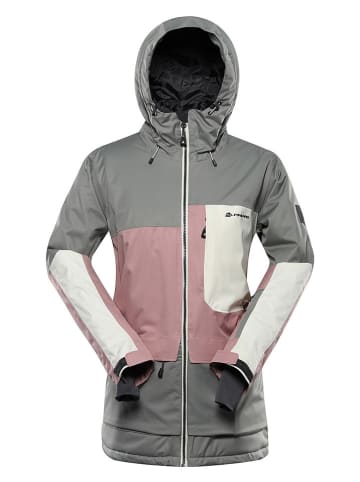 Alpine Pro Ski-/ Snowboardjacke "Garga" in Grau/ Rosa