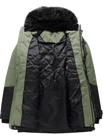 Alpine Pro Winterjacke "Egyp"in Khaki/ Schwarz