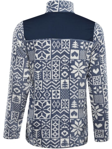 Alpine Pro Fleecejacke "Eflin" in Dunkelblau/ Weiß