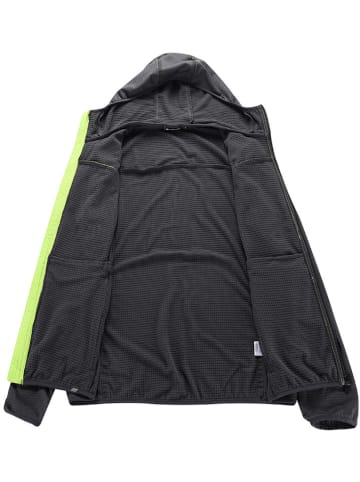 Alpine Pro Fleecejacke "Zoll" in Anthrazit/ Hellgrün