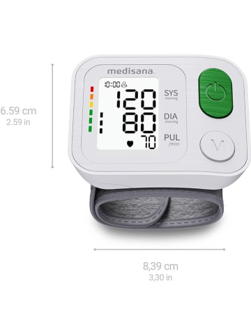 Medisana Handgelenk-Blutdruckmessgerät "BW 345" in Weiß