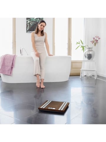 Medisana Körperanalysewaage "BS 552 connect bamboo" in Braun