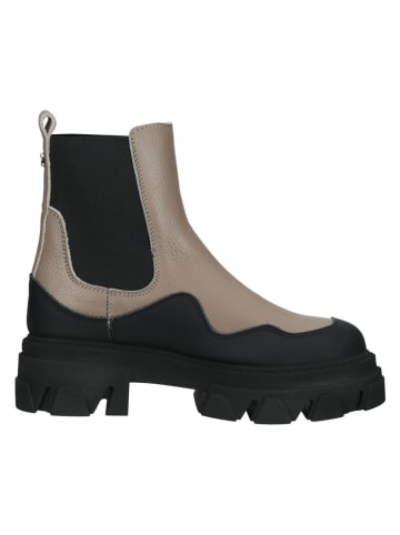 Steve Madden Leren chelseaboots beige/zwart