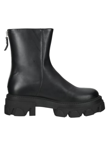 Steve Madden Leren enkellaarzen zwart