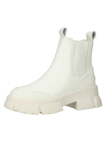 Steve Madden Skórzane sztyblety w kolorze białym