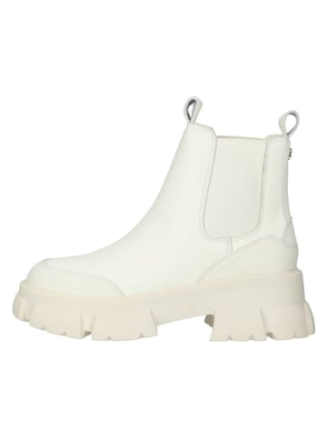Steve Madden Leder-Chelsea-Boots in Weiß