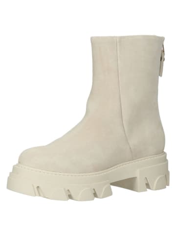 Steve Madden Leder-Stiefelette in Creme